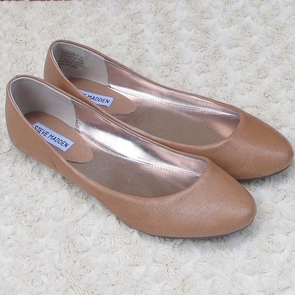 Steve Madden Shoes - New*Steve Madden*9.5*Leather Flats*